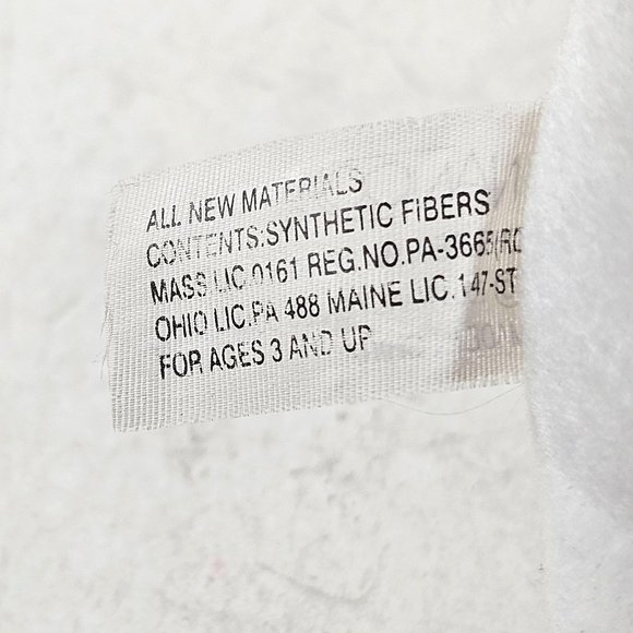 Nanco Cow Plush 2003 White Black Smooth Texture 10 in Tall Stuffed Animal Toy - Picture 7 of 7